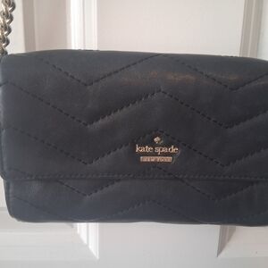 Kate Spade Quilted Black Crossbody Bag